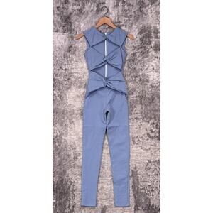 Port De Bras Jumpsuit XS Womens Lauren Active Suit Light Blue